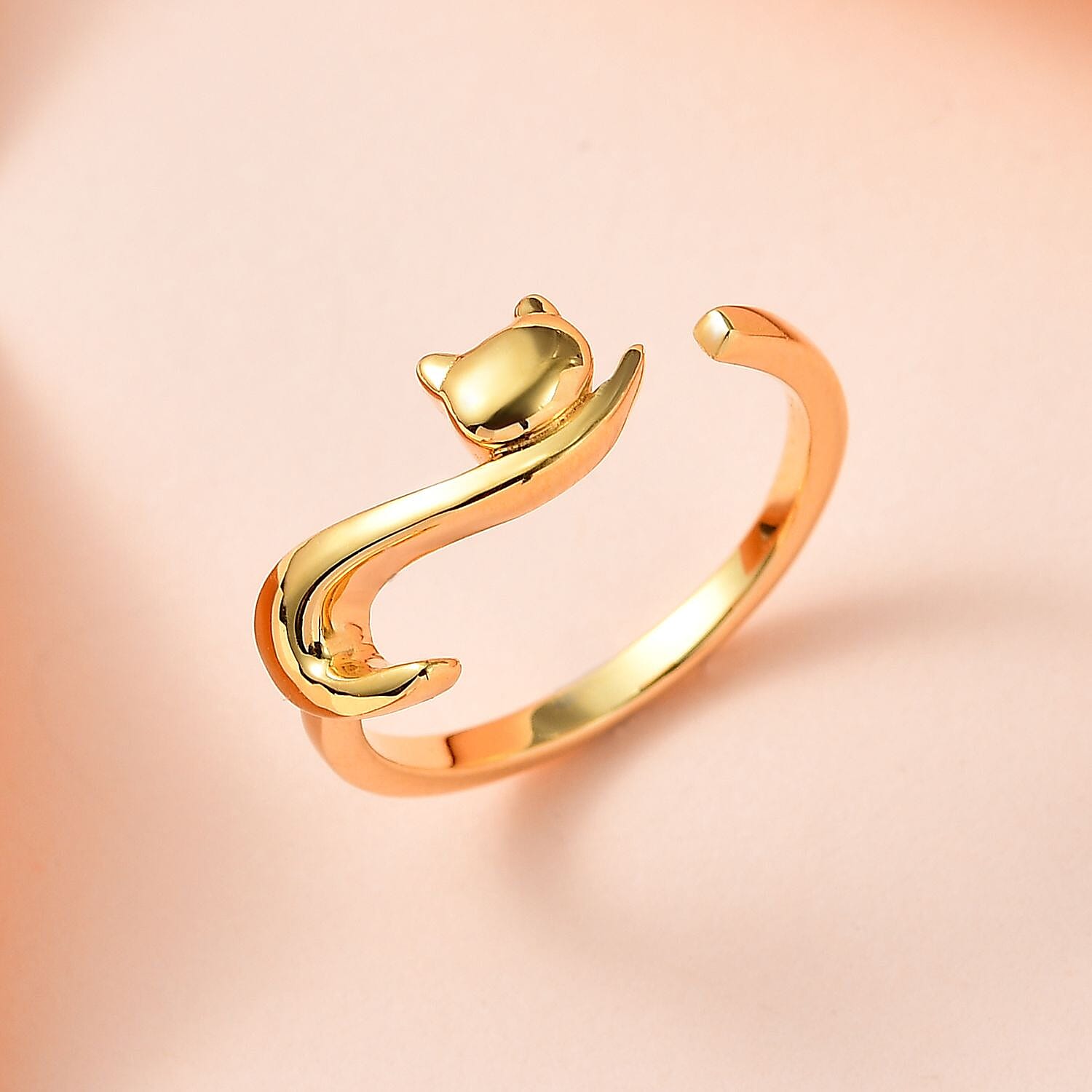 18K Vermeil Yellow Gold Plated Sterling Silver Ring