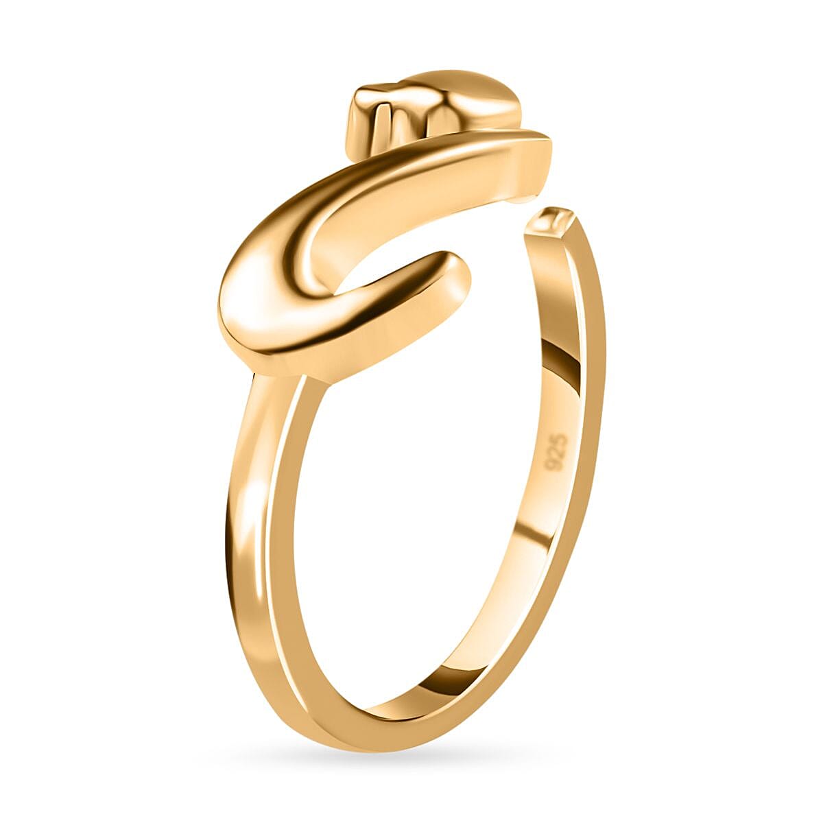 18K Vermeil Yellow Gold Plated Sterling Silver Ring