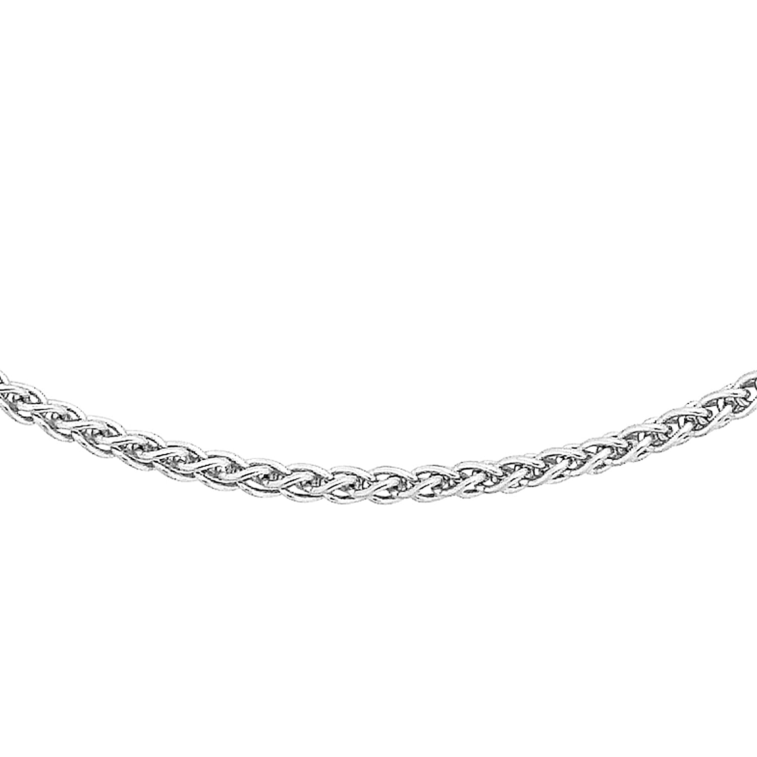 18K W Gold  Chain (Size - 16),  Gold Wt. 2.2 Gms