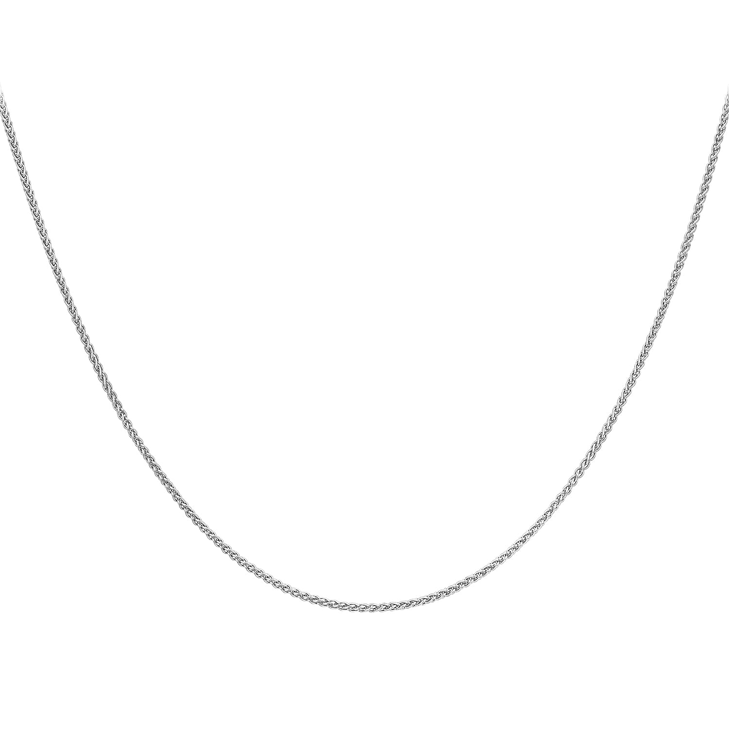 18K W Gold  Chain (Size - 16),  Gold Wt. 2.2 Gms