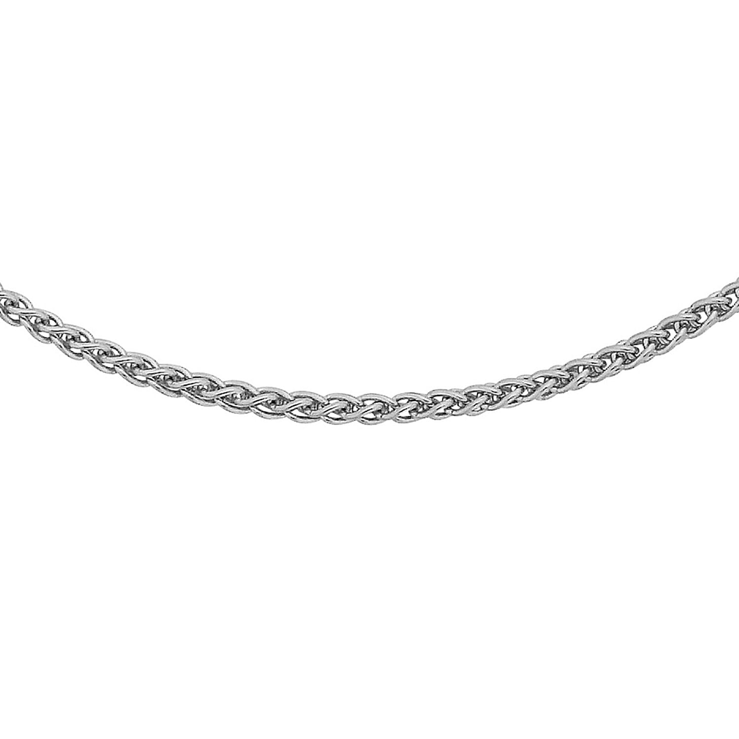 18K W Gold  Chain (Size - 18),  Gold Wt. 2.4 Gms