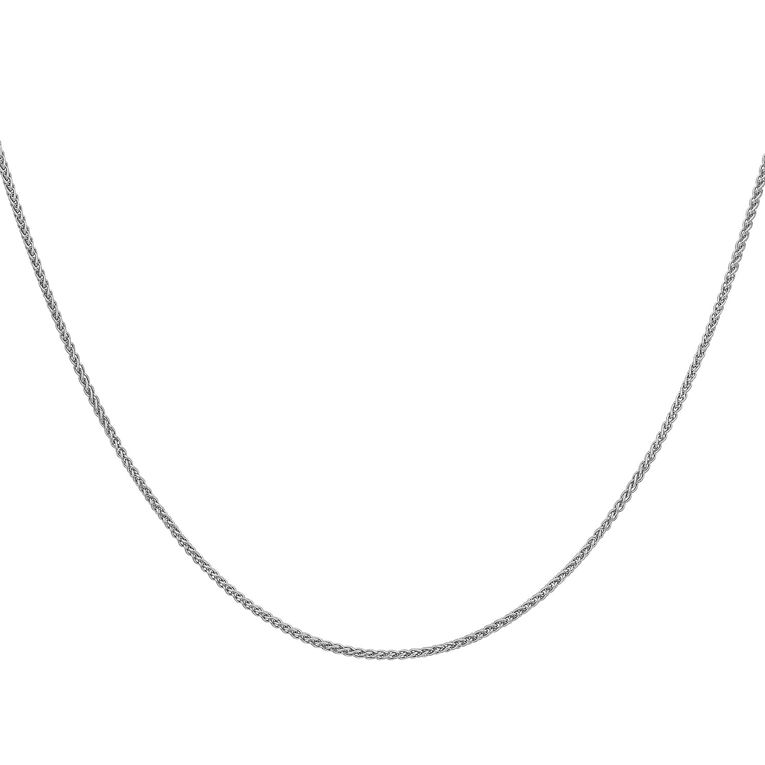 18K W Gold  Chain (Size - 18),  Gold Wt. 2.4 Gms