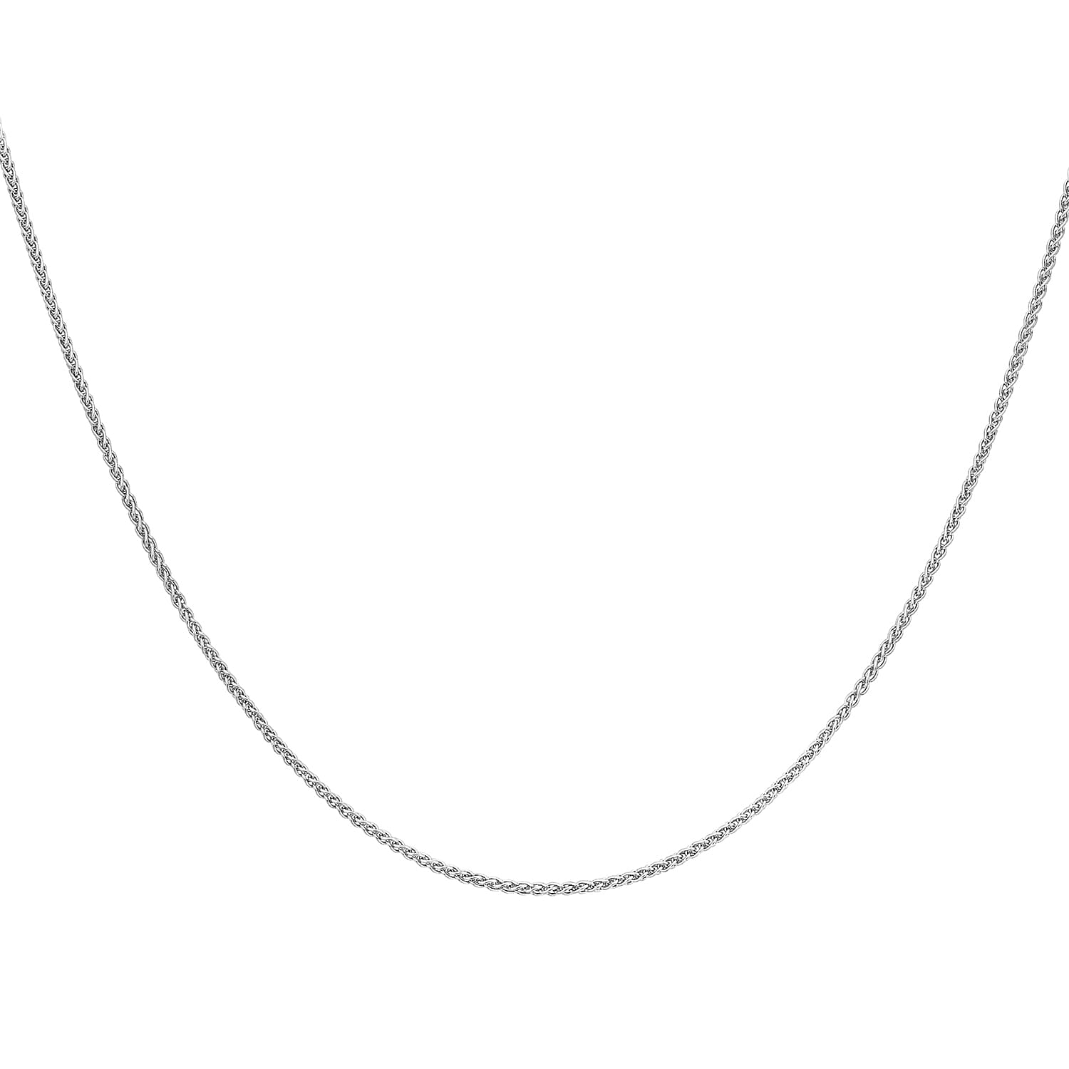 18K W Gold  Chain (Size - 20),  Gold Wt. 2.7 Gms