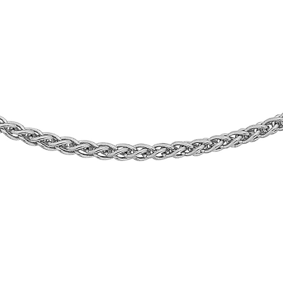 18K W Gold  Chain (Size - 18),  Gold Wt. 2.7 Gms