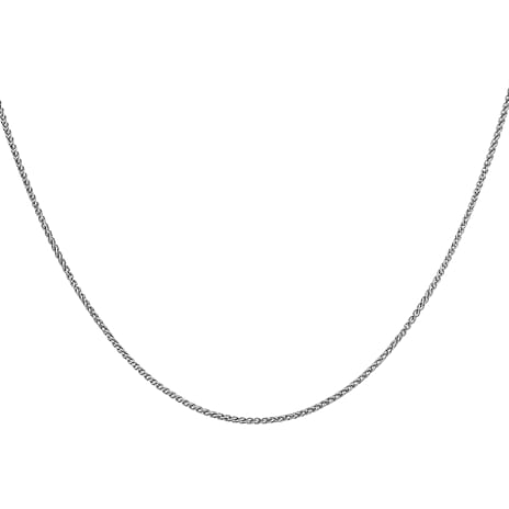 18K W Gold  Chain (Size - 18),  Gold Wt. 2.7 Gms