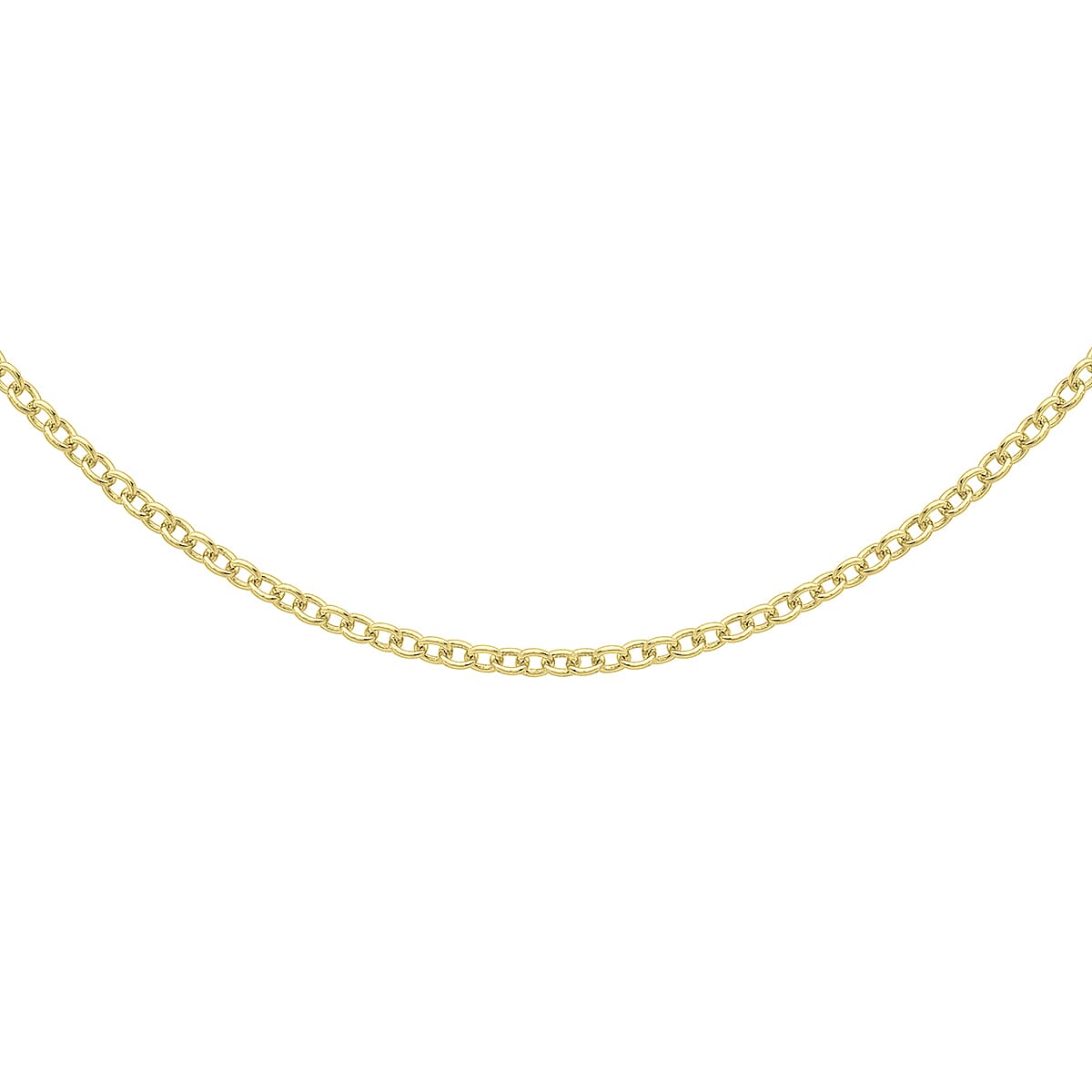 18K Yellow Gold  Chain (Size - 18),  Gold Wt. 2.6 Gms