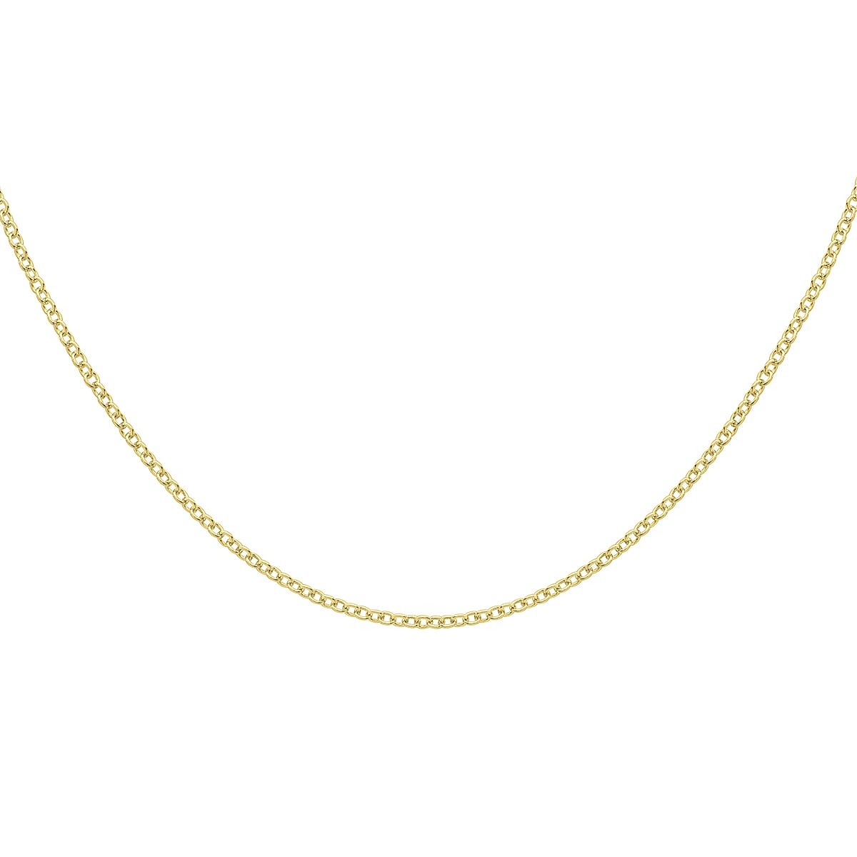 18K Yellow Gold  Chain (Size - 18),  Gold Wt. 2.6 Gms