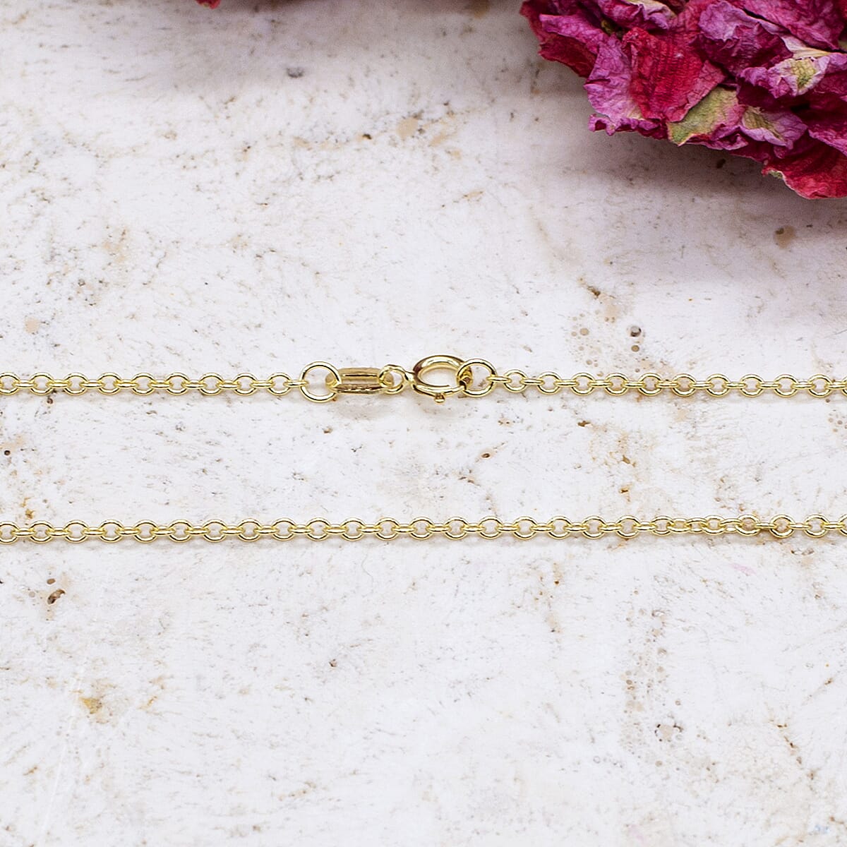 18K Yellow Gold  Chain (Size - 20),  Gold Wt. 2.8 Gms