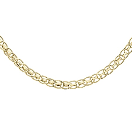 Roller-Ball-Link Chain 18 Inch in 9K Yellow Gold