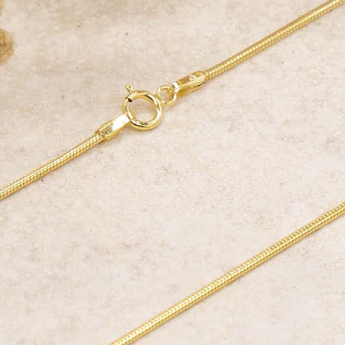 9K Yellow Gold  Chain (Size - 18),  Gold Wt. 2.6 Gms