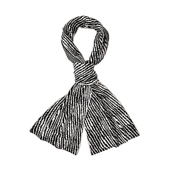 https://tjcuk.sirv.com/Products/75/7/7575554/Polyester-Checkered-Scarf-Size-172x1-cm-Black-Black_7575554.jpg?w=342&h=342