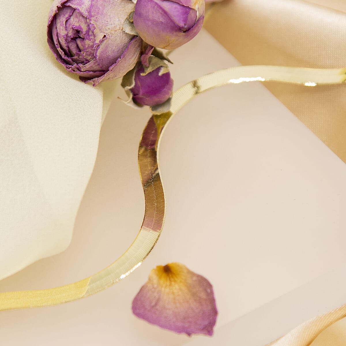 9K Yellow Gold  Chain (Size - 16),  Gold Wt. 7.4 Gms