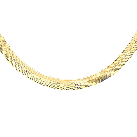 Herringbone Chain 20 Inch in 9K Yellow Gold