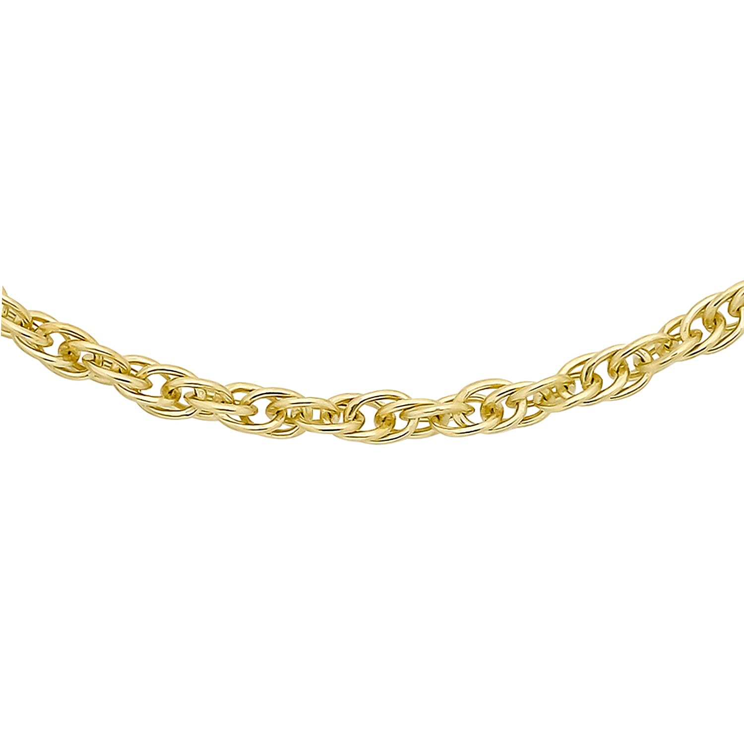 9K Yellow Gold  Chain (Size - 18),  Gold Wt. 0.87 Gms