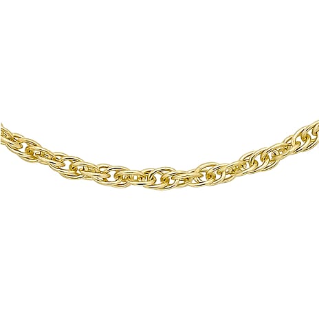 9K Yellow Gold  Chain (Size - 18),  Gold Wt. 0.87 Gms