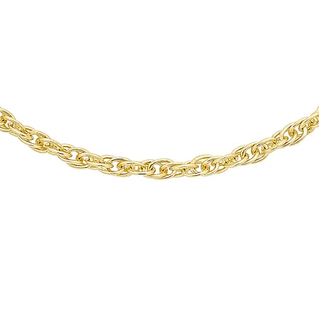 Prince of Wales Chain 20 Inch in 9K Yellow Gold