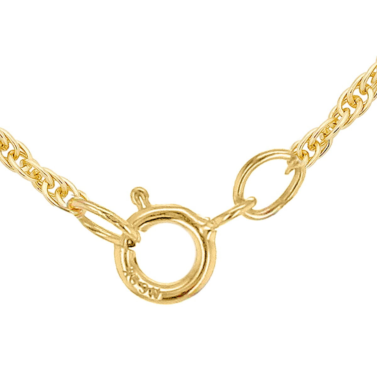 9K Yellow Gold  Chain (Size - 24),  Gold Wt. 1.2 Gms