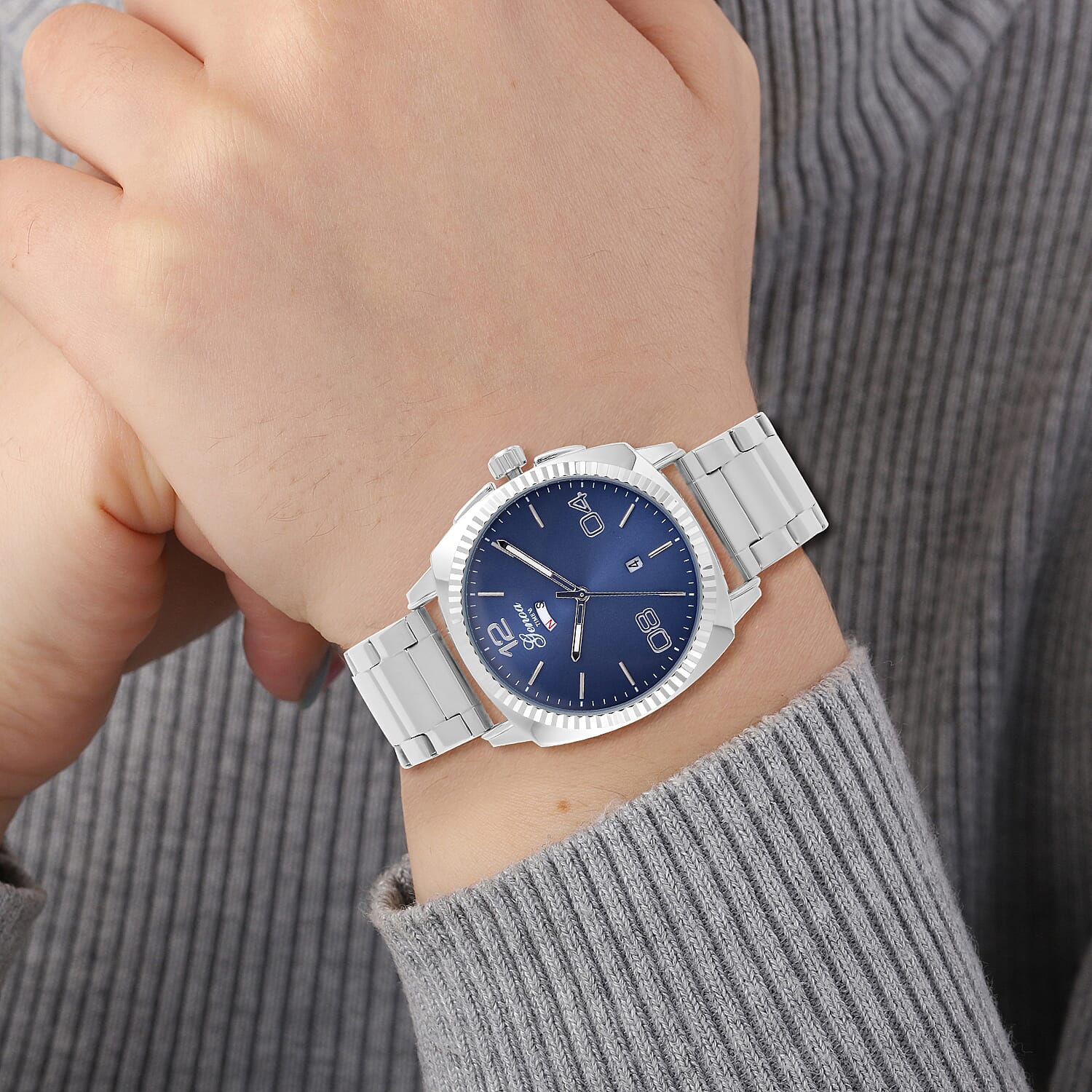 Genoa Watch in Stainless Steel