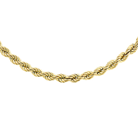 Rope Chain 26 Inch in 9K Yellow Gold