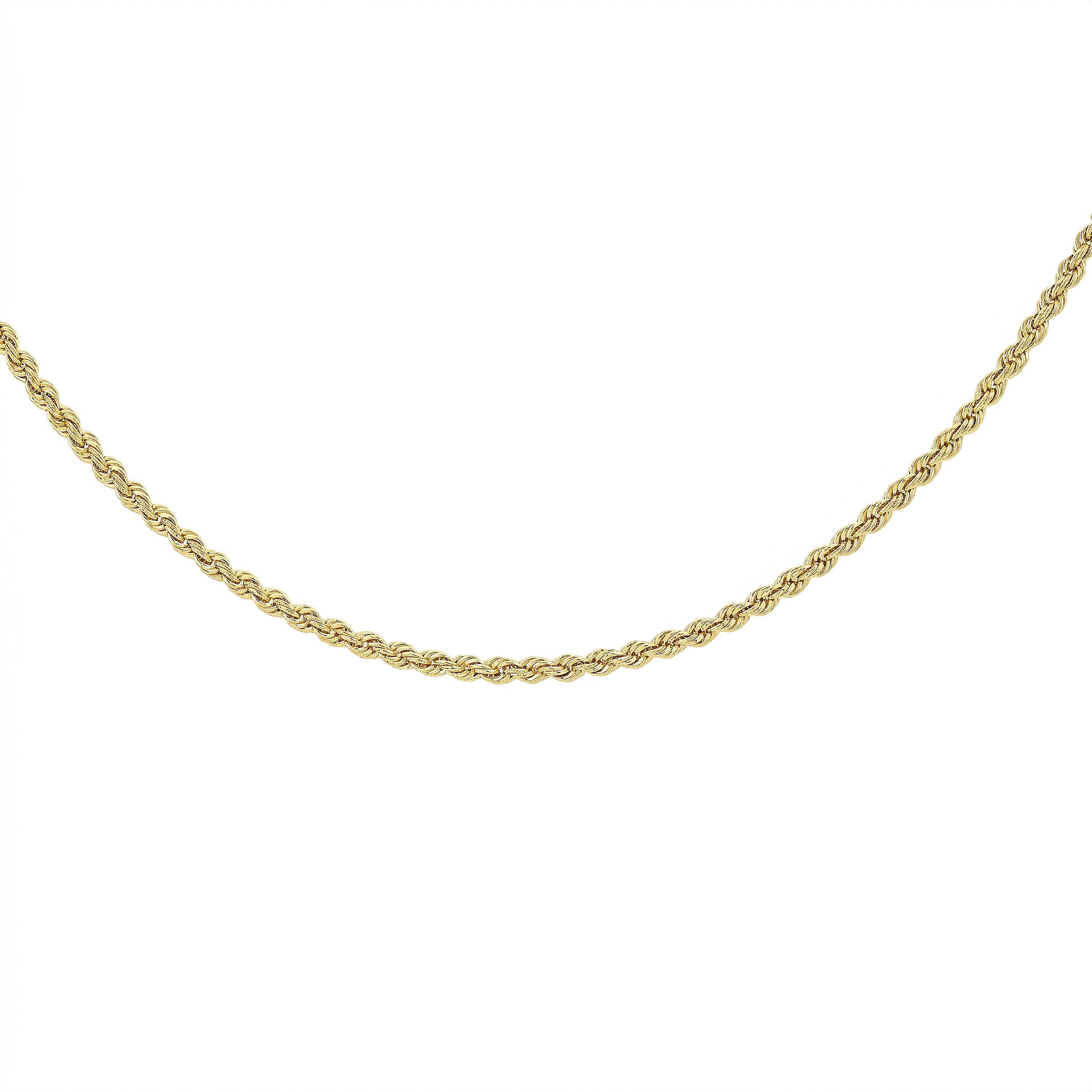 9K Yellow Gold  Chain (Size - 22),  Gold Wt. 2.4 Gms