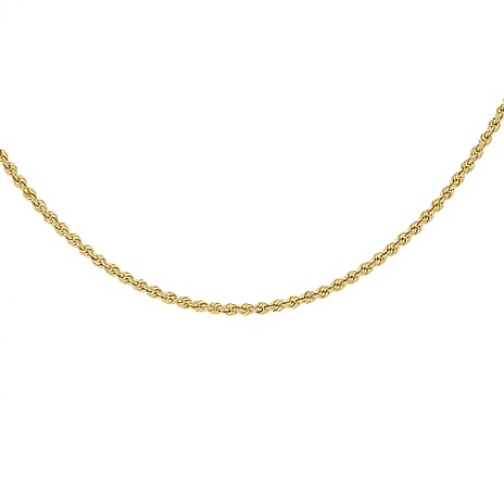 9K Yellow Gold  Chain (Size - 22),  Gold Wt. 2.4 Gms