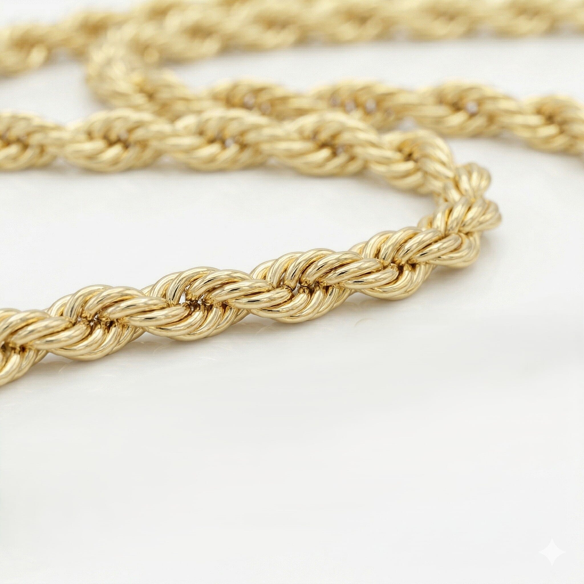 9K Yellow Gold  Chain (Size - 22),  Gold Wt. 2.4 Gms
