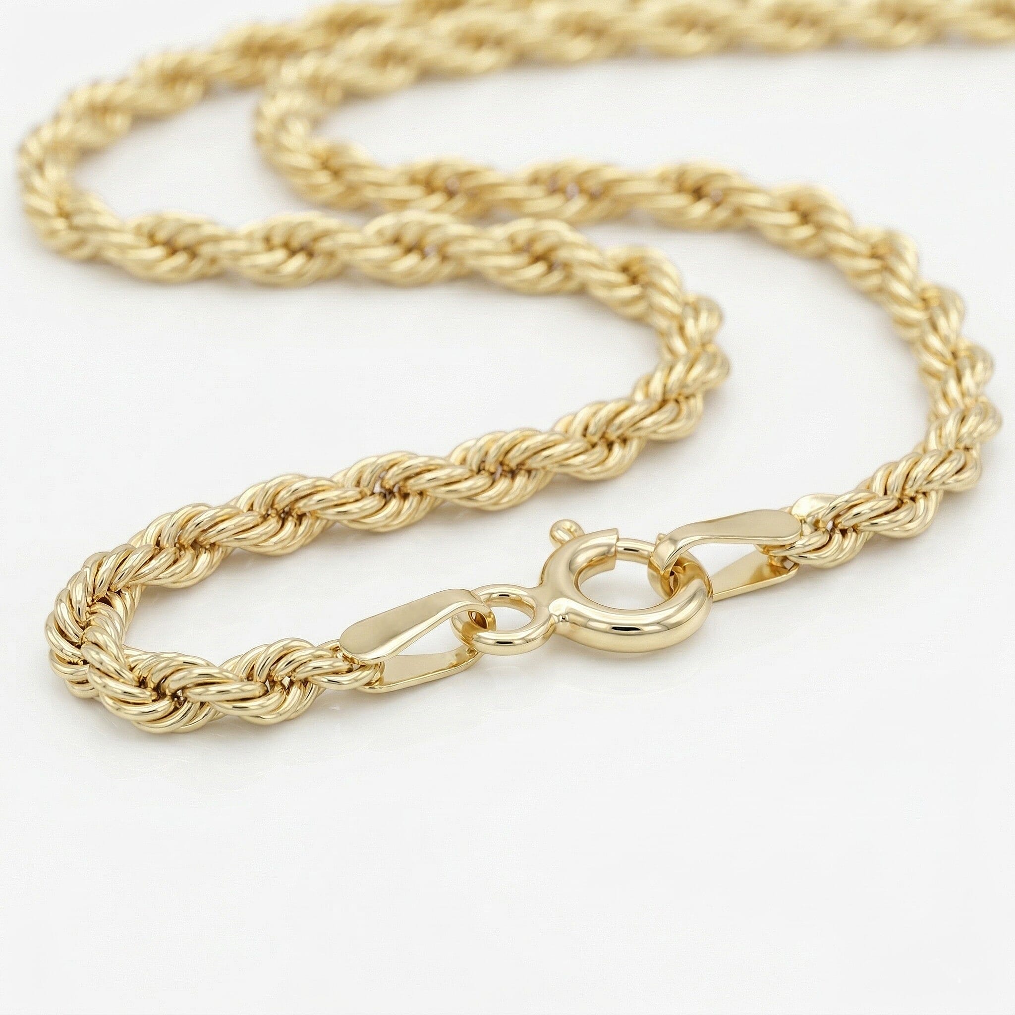 9K Yellow Gold  Chain (Size - 22),  Gold Wt. 2.4 Gms