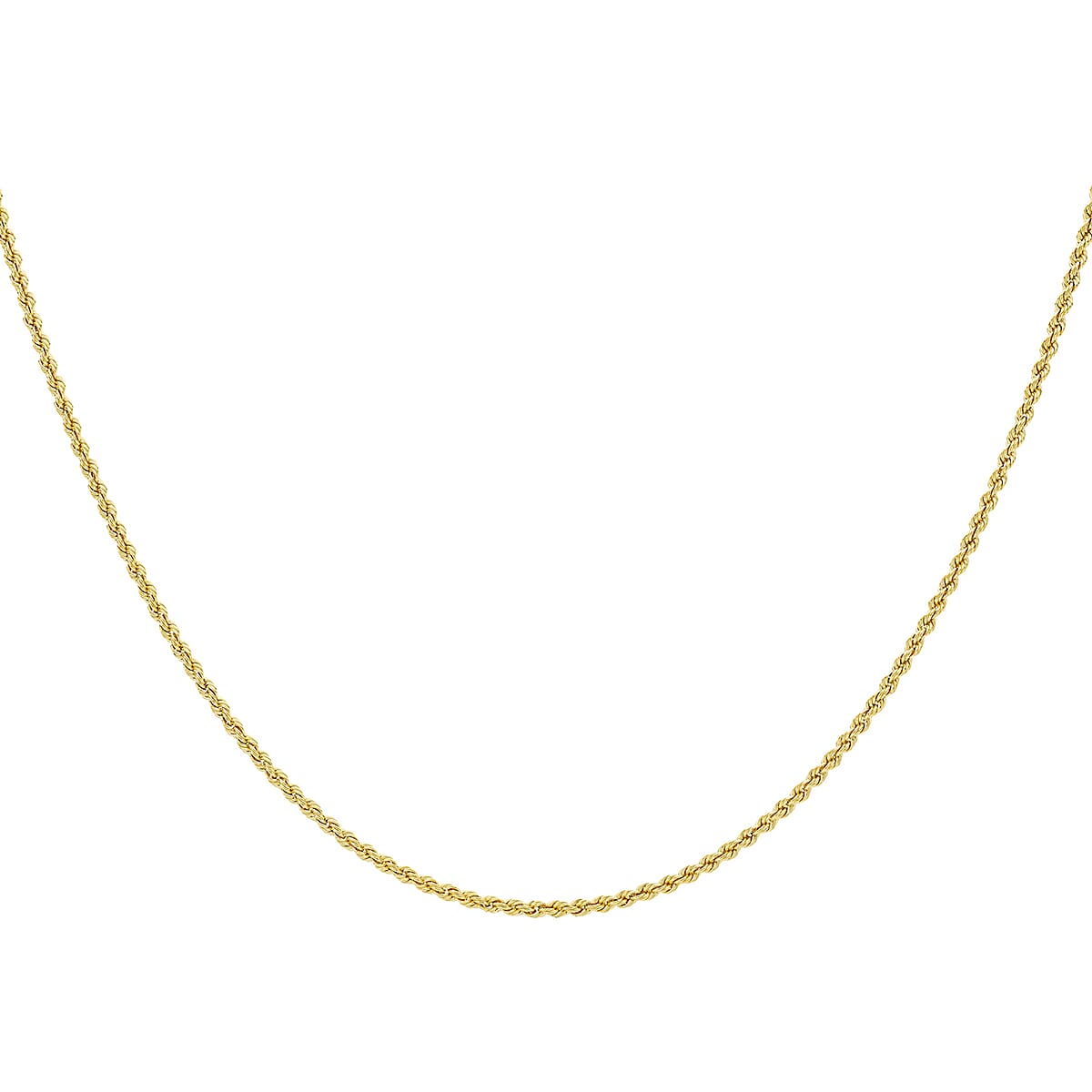 9K Yellow Gold  Chain (Size - 22),  Gold Wt. 2.4 Gms
