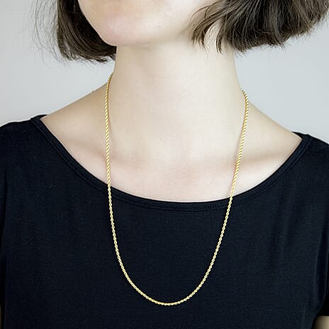 9K Yellow Gold  Chain (Size - 24),  Gold Wt. 2.6 Gms