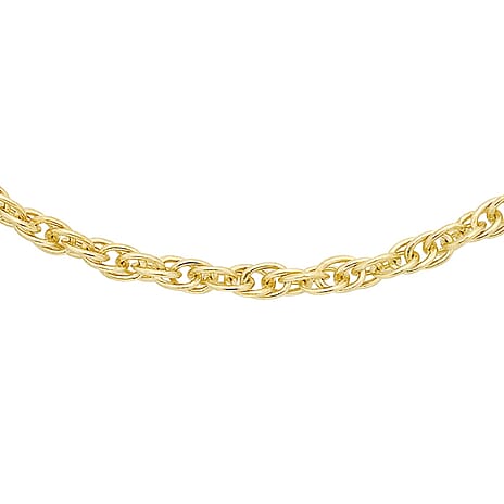 9K Yellow Gold  Chain (Size - 18),  Gold Wt. 0.45 Gms
