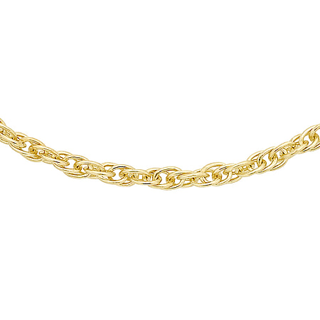 Prince of Wales Chain 18 Inch in 9K Yellow Gold