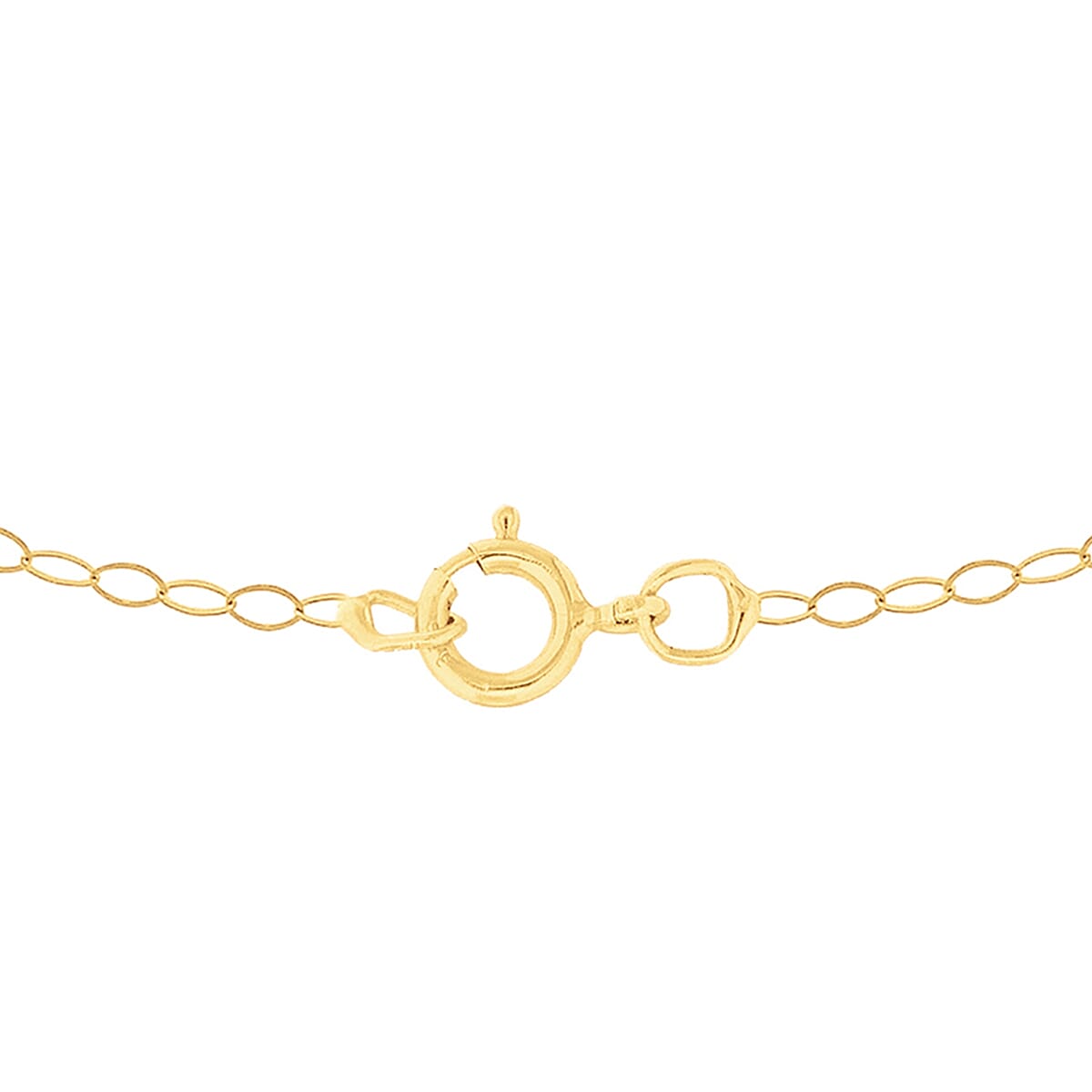 9K Yellow Gold Soldered Trace Chain (Size - 18)
