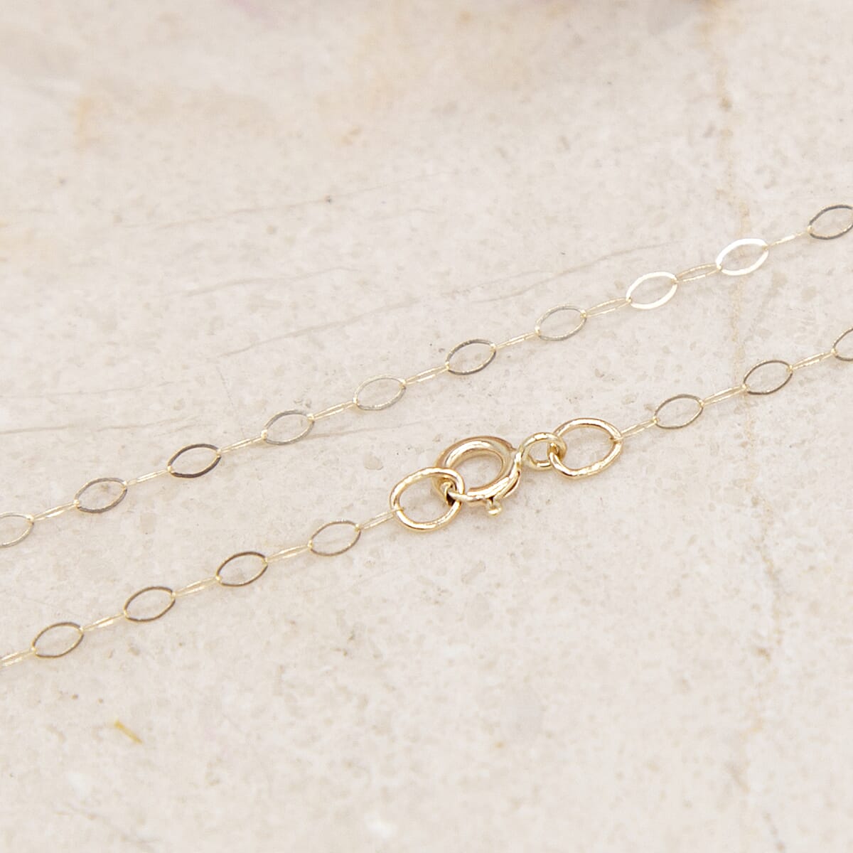 9K Yellow Gold Soldered Trace Chain (Size - 18)
