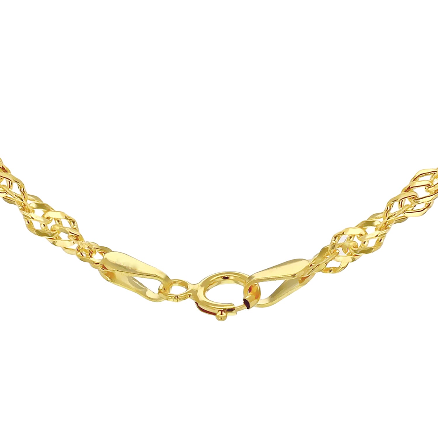 9K Yellow Gold  Chain (Size - 18),  Gold Wt. 1.7 Gms
