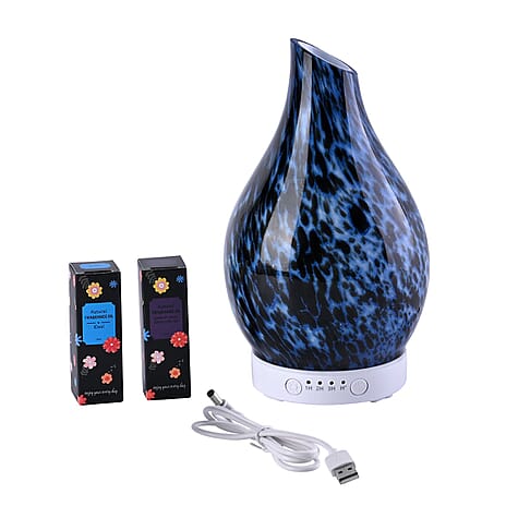 Aroma Diffuser with 2 Fragrance Oils (Aroma in the Rain and Cool)