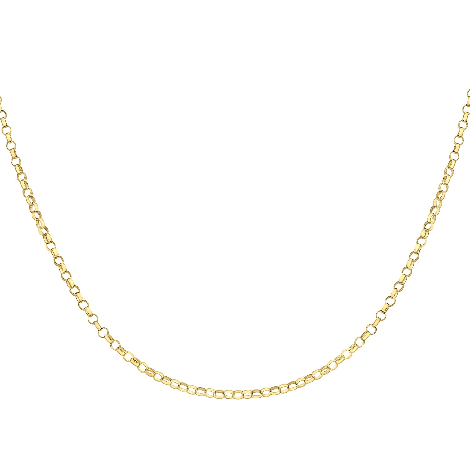 10K Yellow Gold  Chain (Size - 20),  Gold Wt. 1.2 Gms