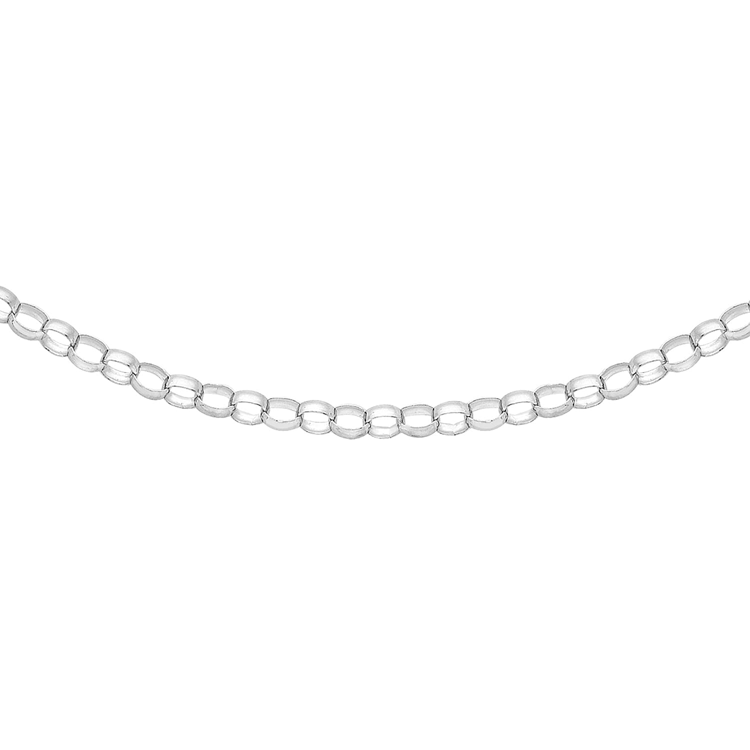 9K White Gold Chain (Size - 22)