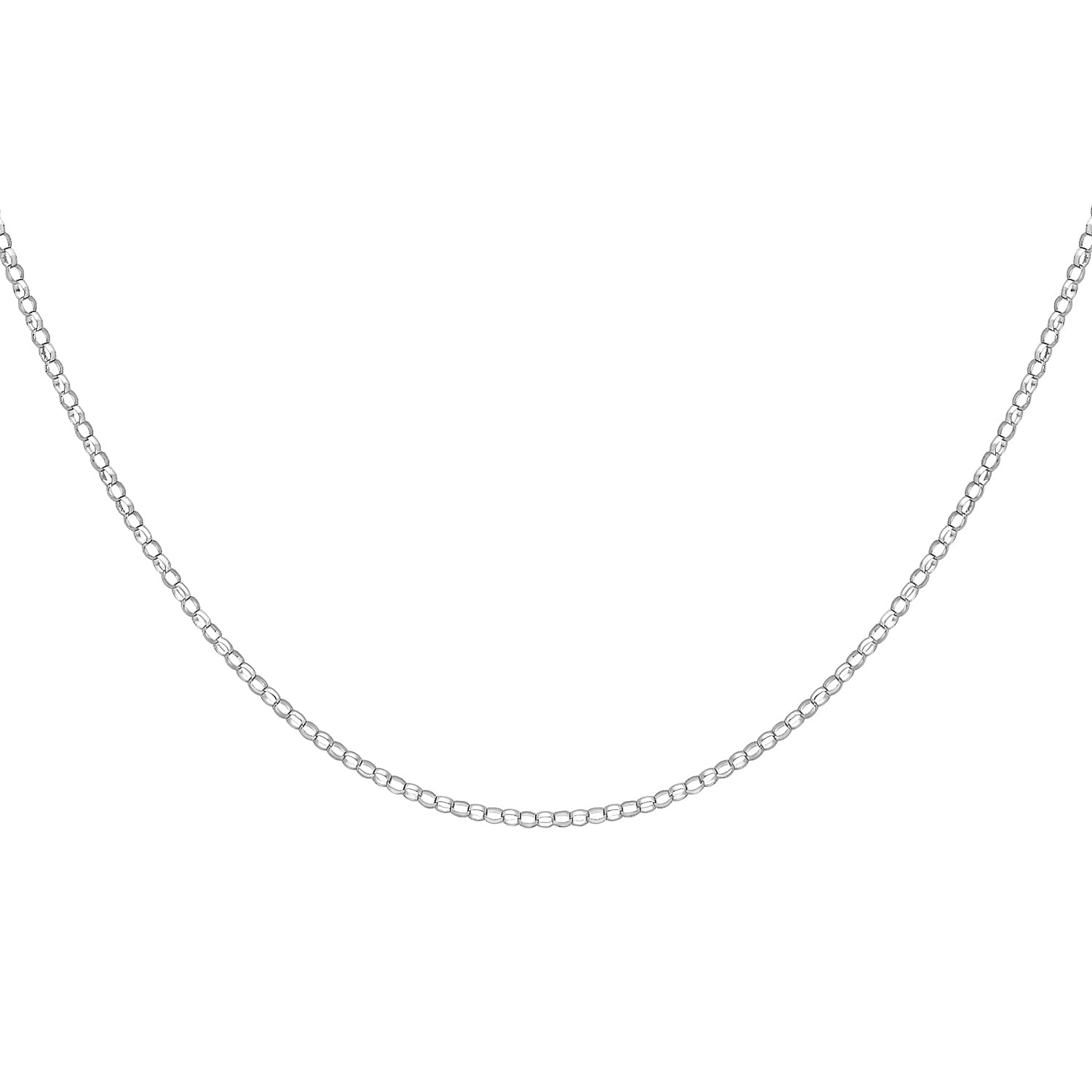 9K White Gold Chain (Size - 22)