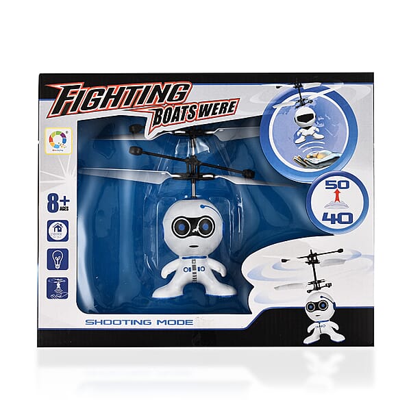 Flying Robot Toy with Colorful LED Light 7576156 TJC