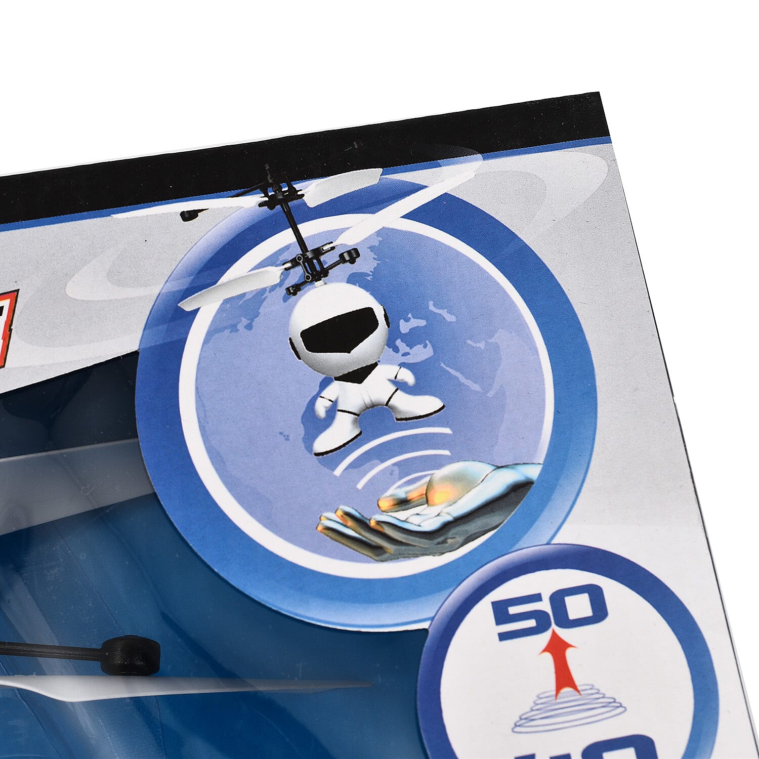 Single Mode Induction Infrared Flying Astronaut Toy Without Remote Control & Equipped USB Cable with Colourful LED Light (3.7v75Mah Battery)