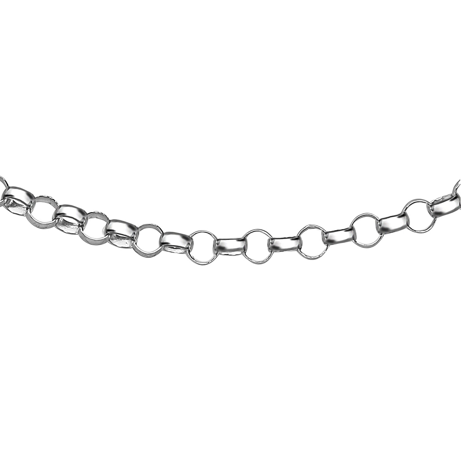 9K White Gold Chain (Size - 18)
