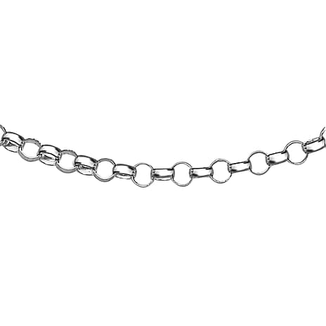 9K White Gold Chain (Size - 18)