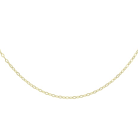 18K Yellow Gold  Chain (Size - 18),  Gold Wt. 1.2 Gms