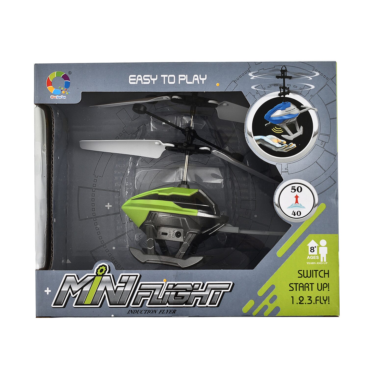 Aircraft with top sensor toy