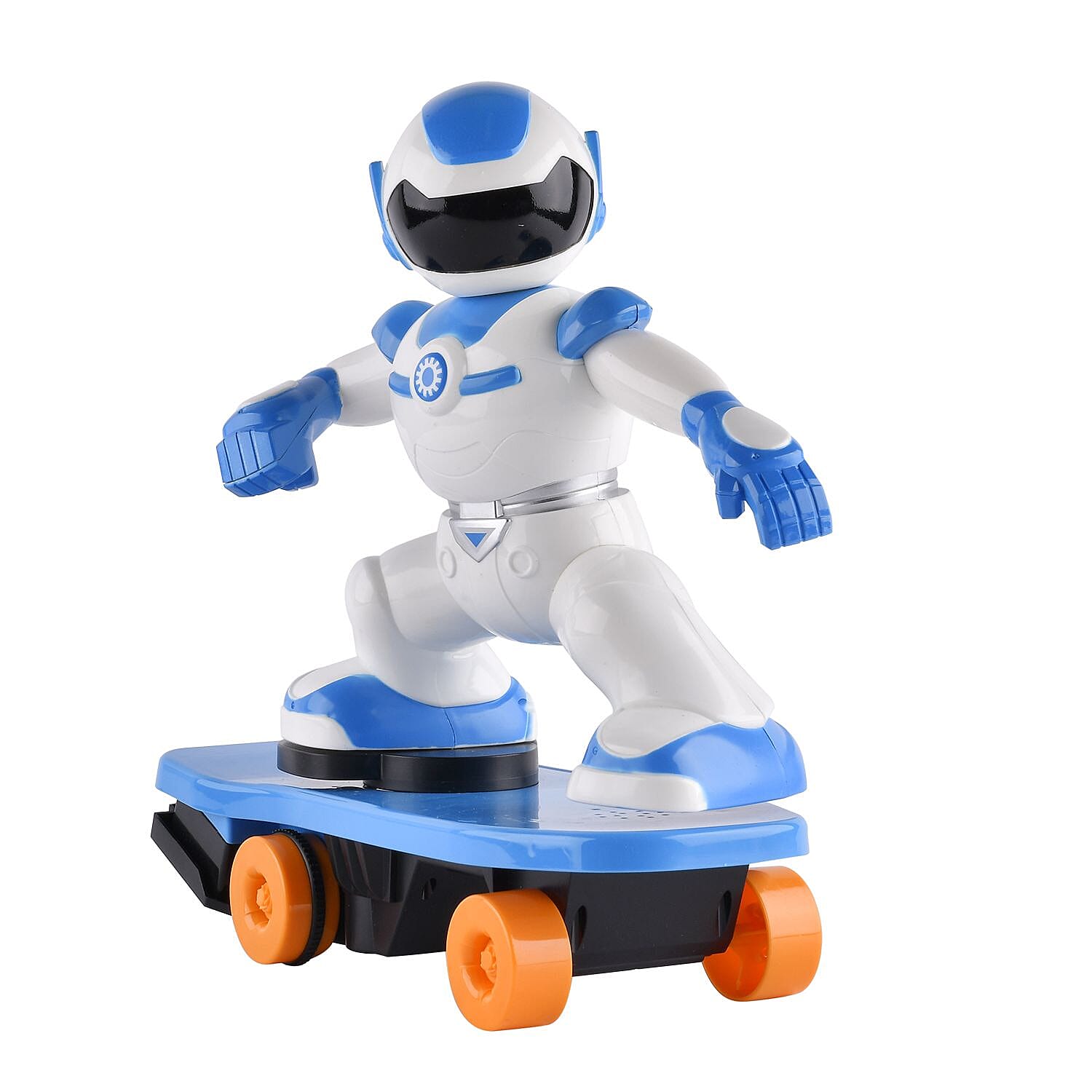 Skateboard Robot with 360 Degree Rotation & Remote Control (4xAA Battery Not Inc.) 27x16cm