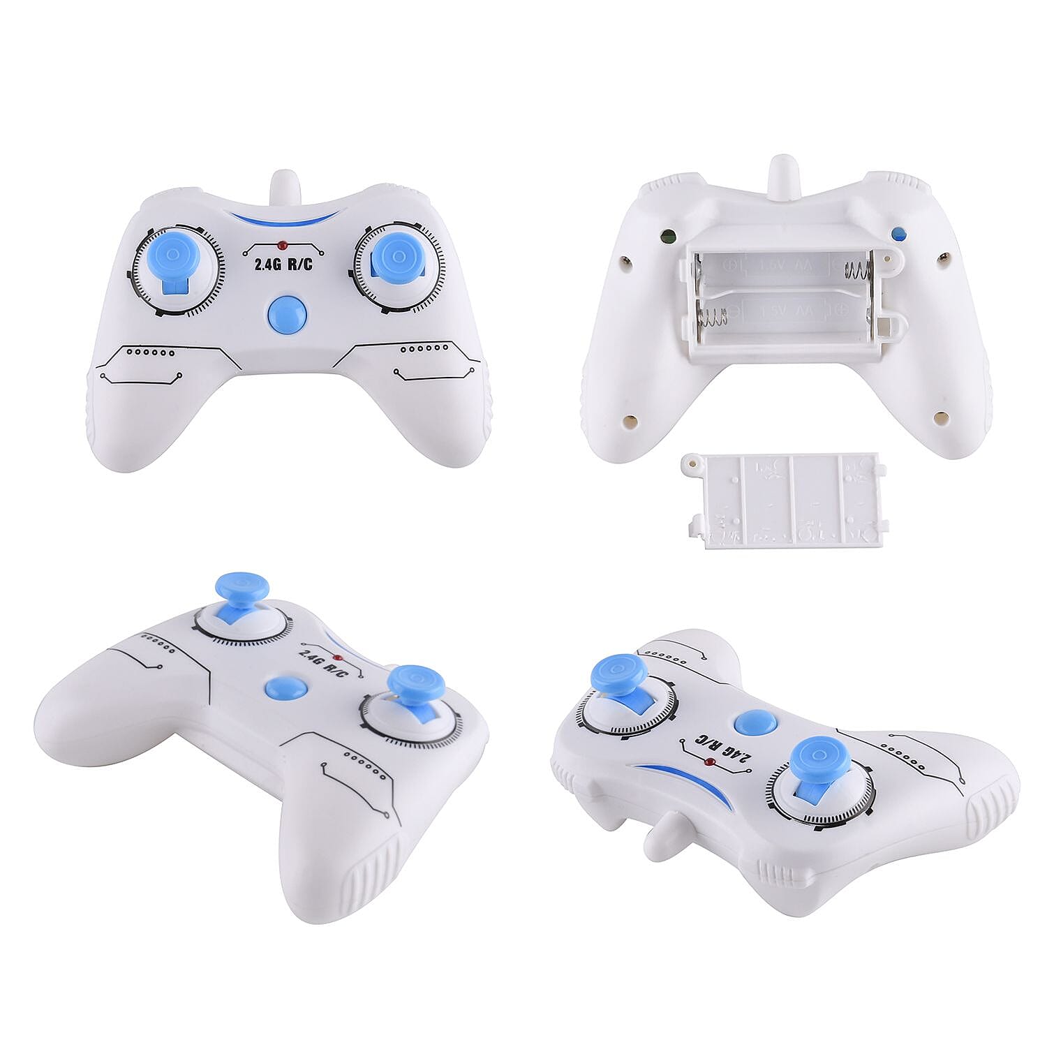 Skateboard Robot with 360 Degree Rotation & Remote Control (4xAA Battery Not Inc.) 27x16cm