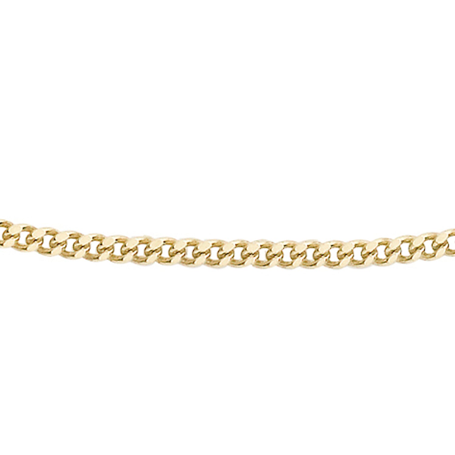 9K Yellow Gold  Chain (Size - 15),  Gold Wt. 0.44 Gms
