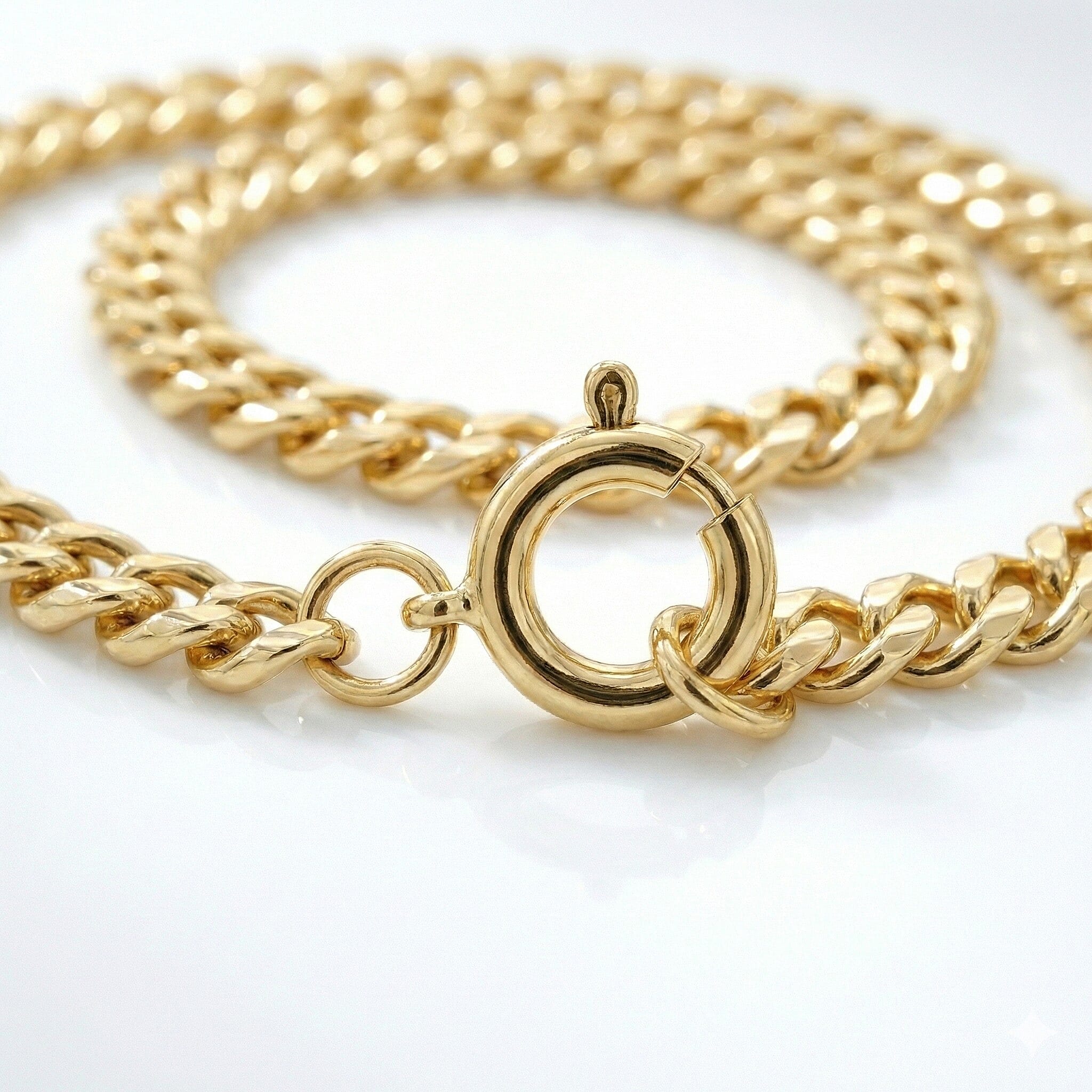9K Yellow Gold  Chain (Size - 15),  Gold Wt. 0.44 Gms