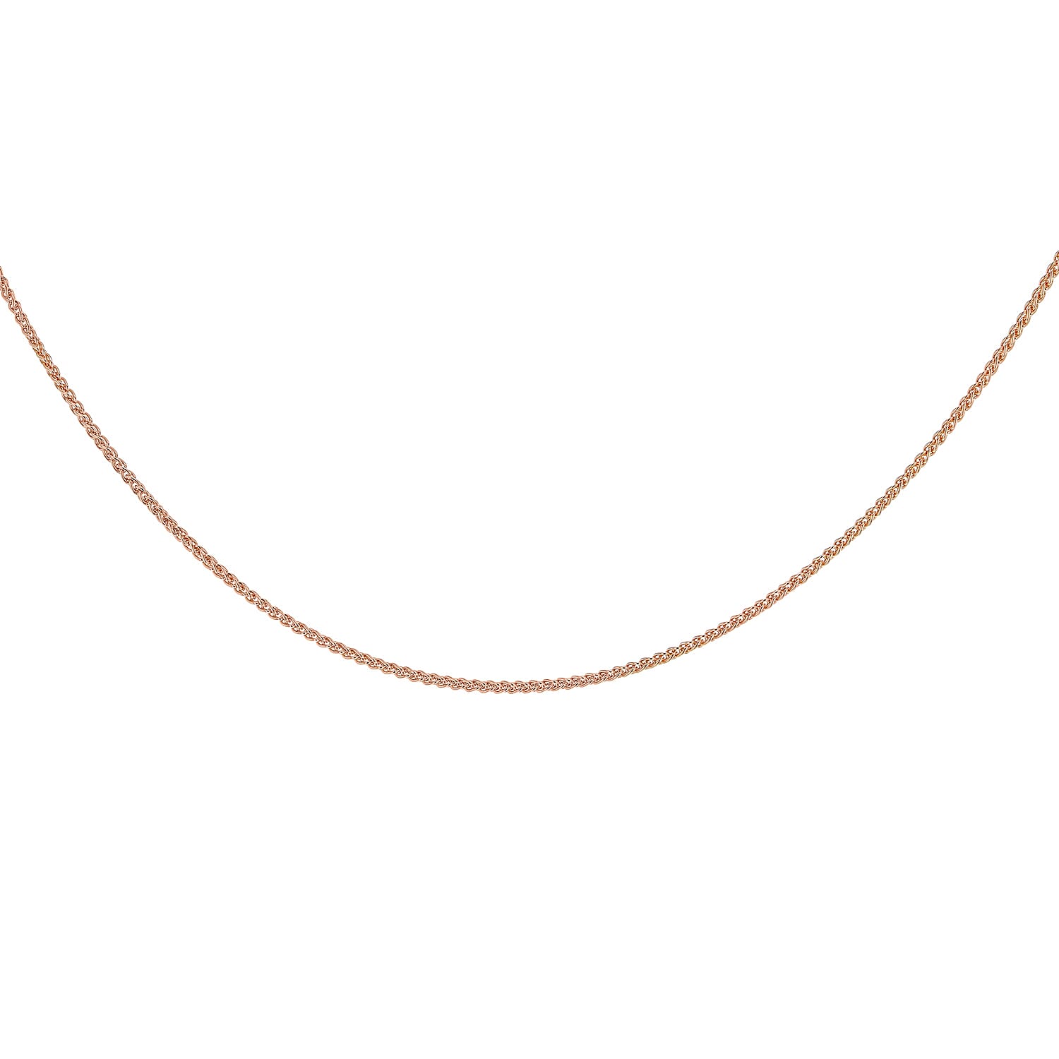 9K Rose Gold Chain (Size - 18)