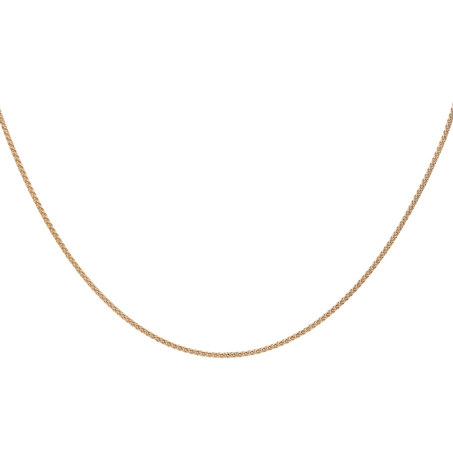 9K Rose Gold Chain (Size - 18)